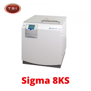 Máy ly tâm lạnh cho 12 túi máu 1 lít Sigma 8KS