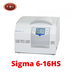 Máy ly tâm công suất lớn có gia nhiệt Sigma 6-16HS
