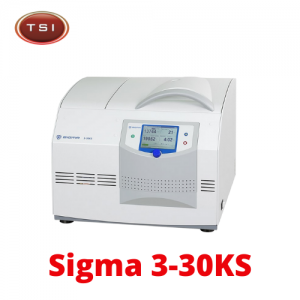 Máy ly tâm lạnh tốc độ cao có gia nhiệt Sigma 3-30KS
