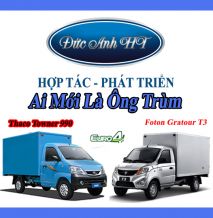 So sánh xe tải nhẹ Foton Gratour T3 và Thaco Towner 990