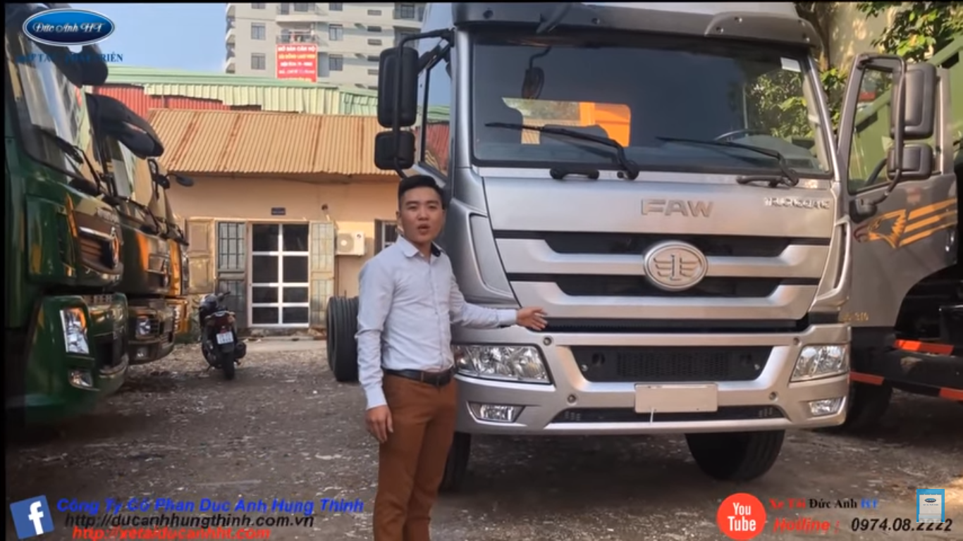 Xe tải Trường Giang FAW 4 chân 17.9 tấn