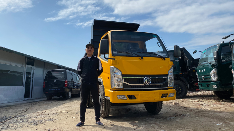 Ra mắt "SIÊU PHẨM" xe tải ben Trường Giang 3.49 tấn