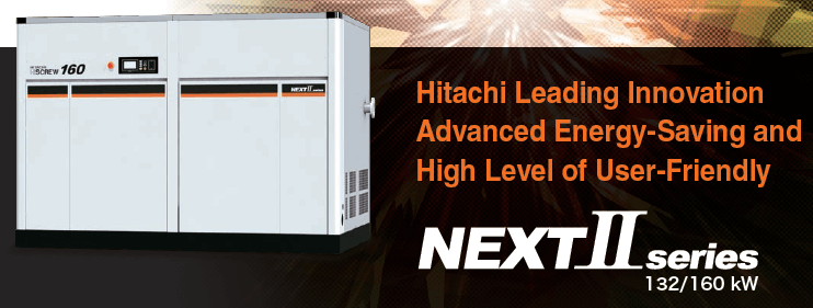Máy nén khí trục vít Hitachi