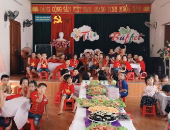 Tiệc Buffet của trẻ khối MG 5-6 tuổi (24/09/2020)