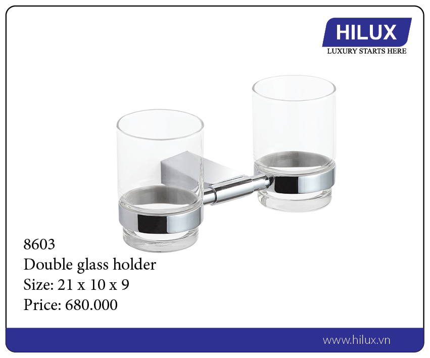 Double Glass Holder - 8603