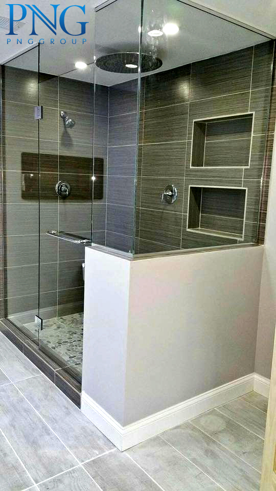 vách kính nhà tắm tại vinh
