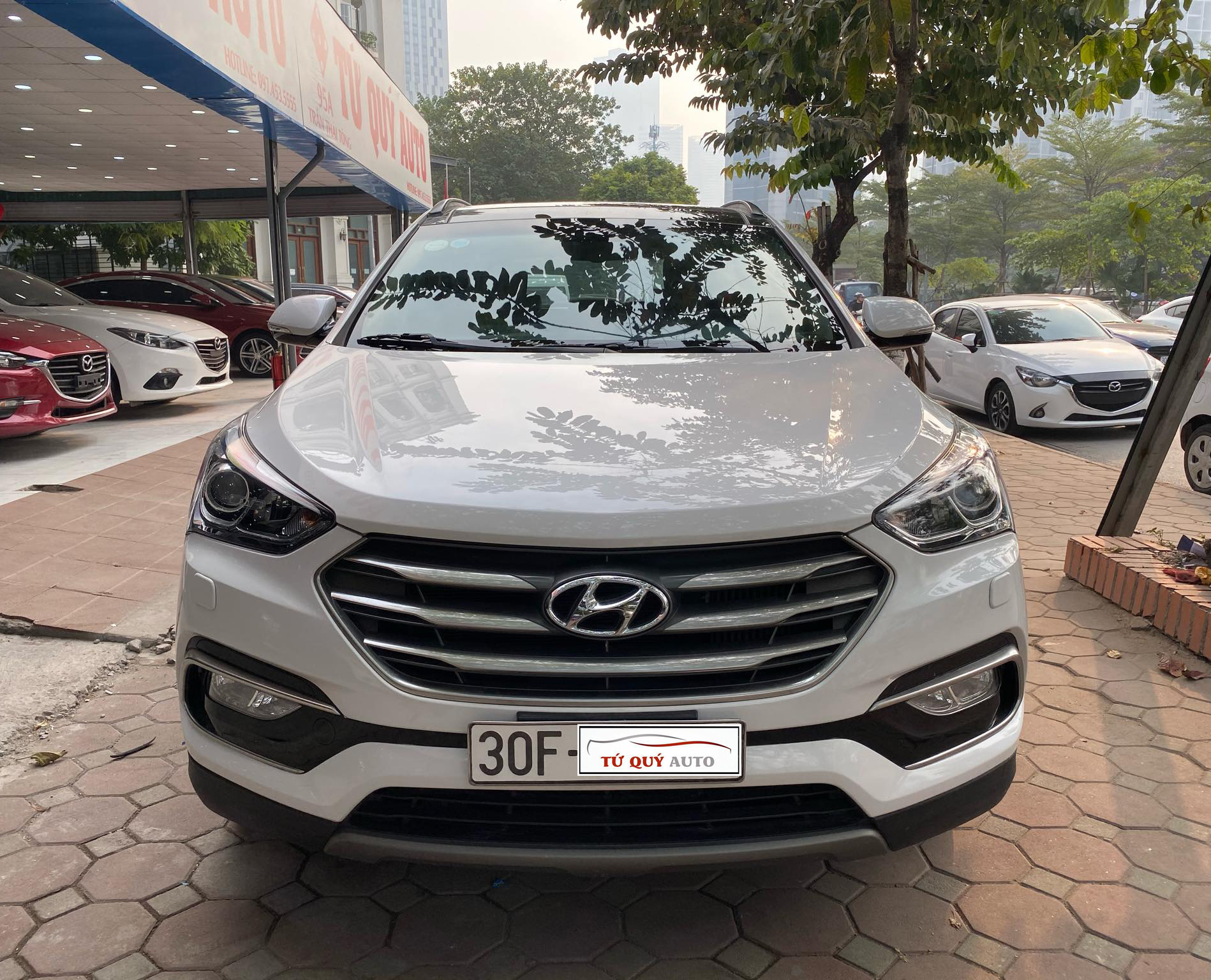 Xe Hyundai Santa Fe 22CRDi 2018  Trắng