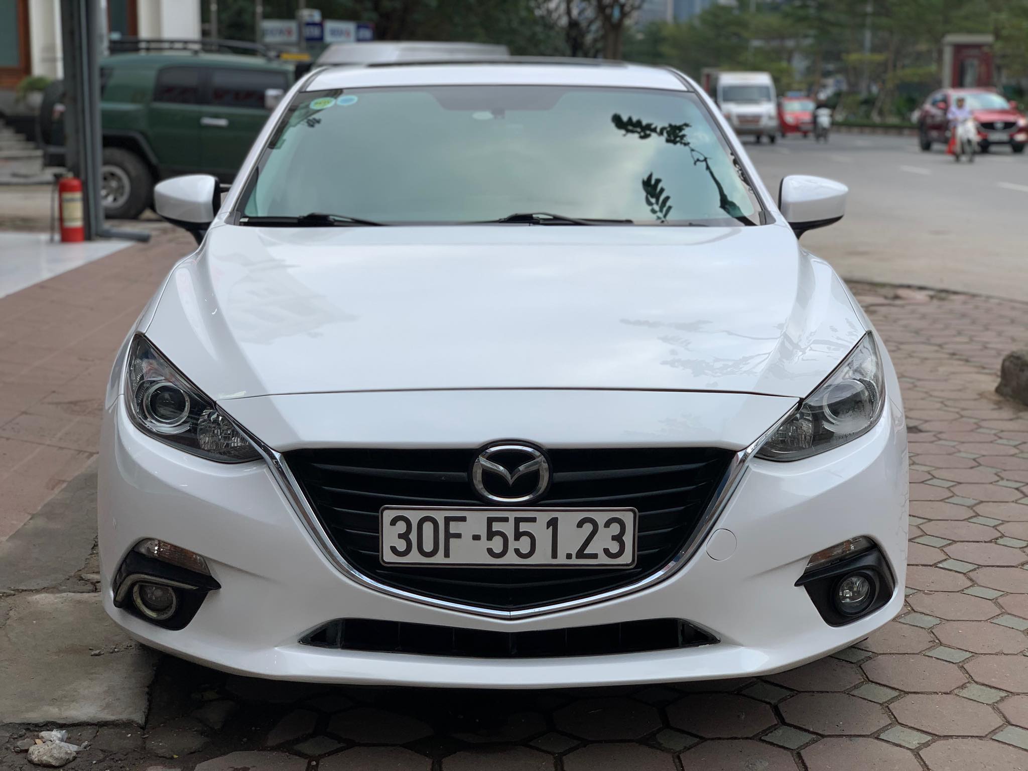 Bán ô tô Mazda 3 Hatchback 15AT 2015  Đỏ Xe cũ Số tự động tại Hà Nội   otoxehoicom  Mua bán Ô tô Xe hơi Xe cũ