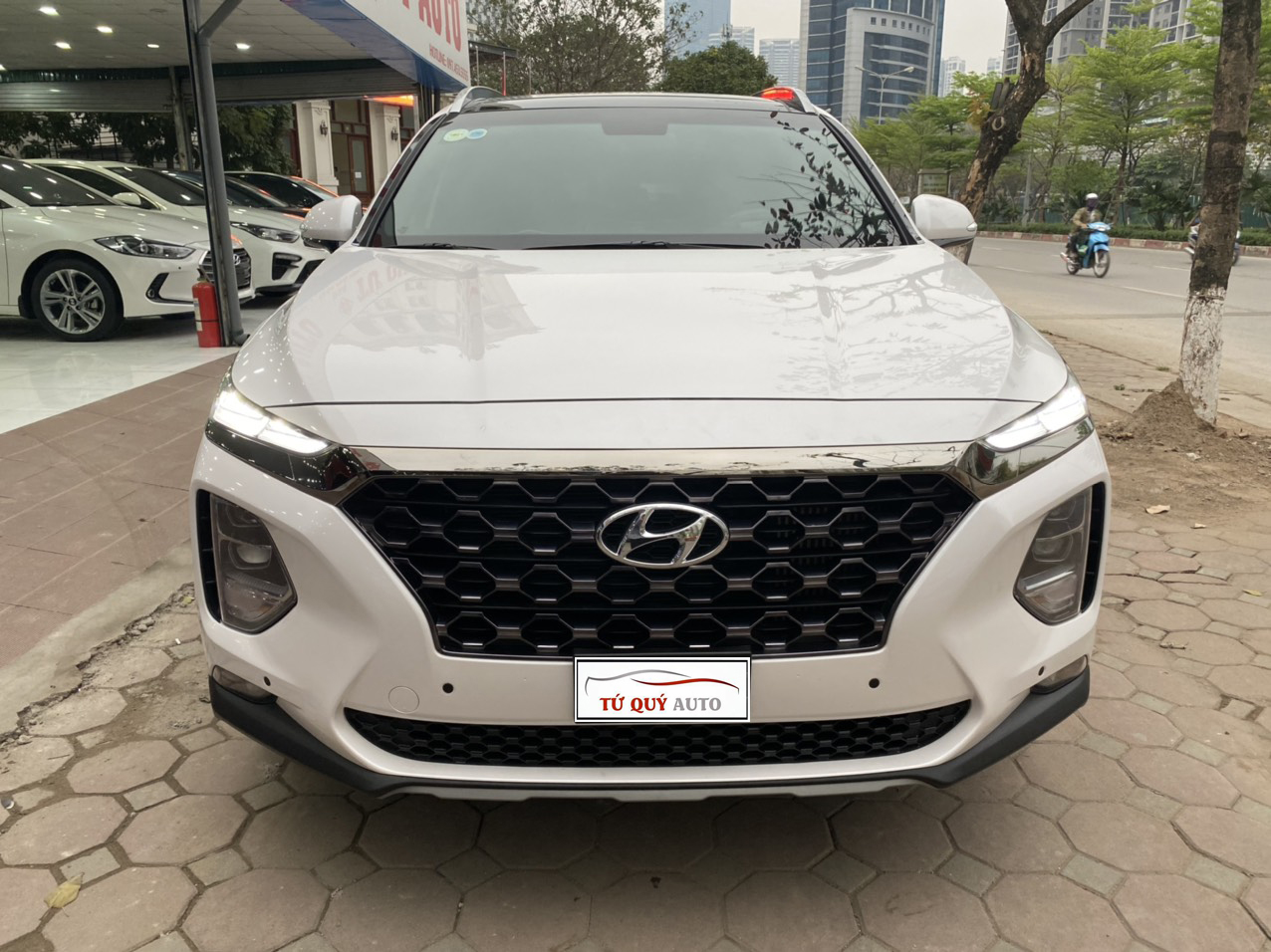Xe Hyundai Santa Fe 2.2CRDi Premium 2019 - Trắng
