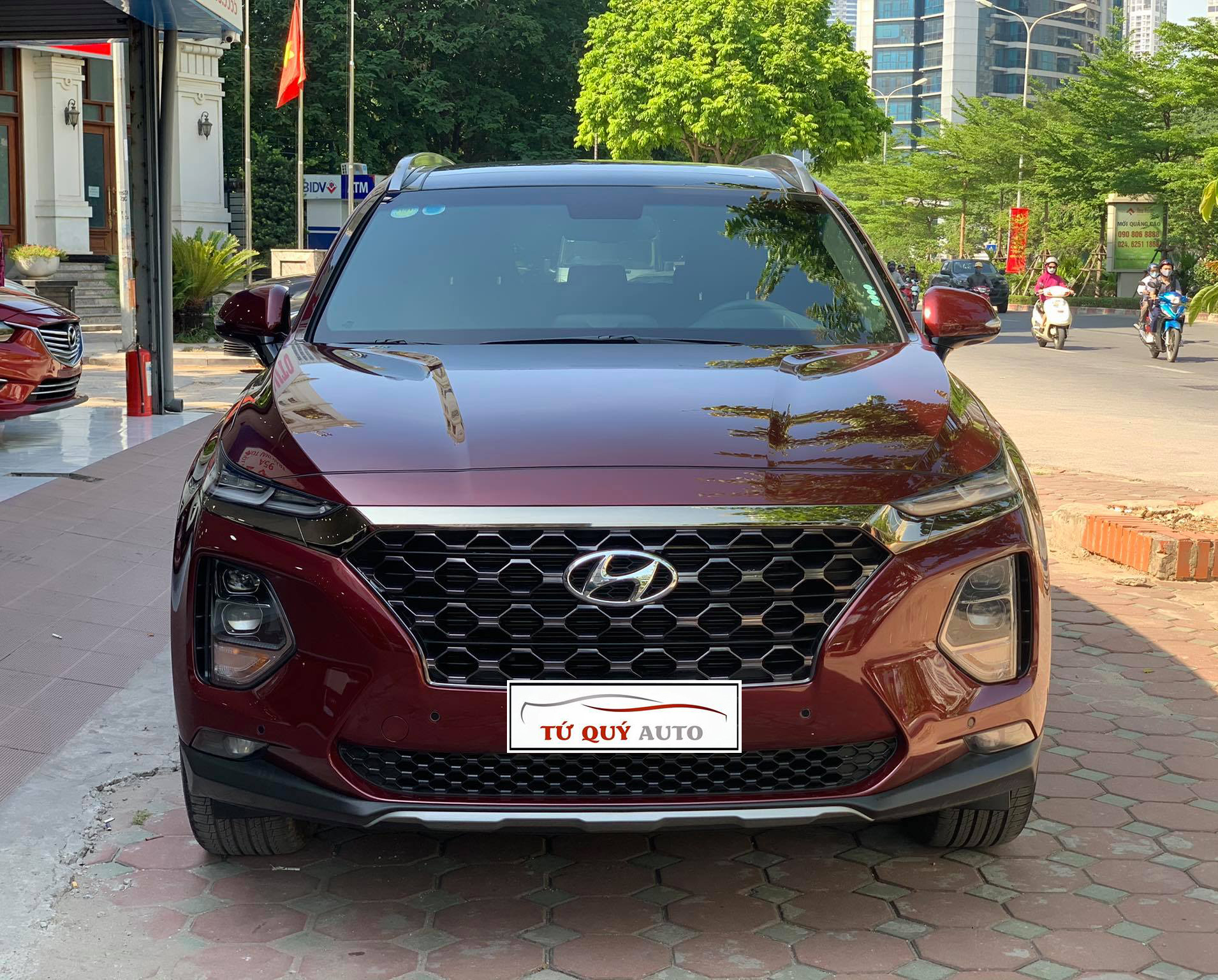 Xe Hyundai SantaFe 2.4AT Premium 2019 - Đỏ