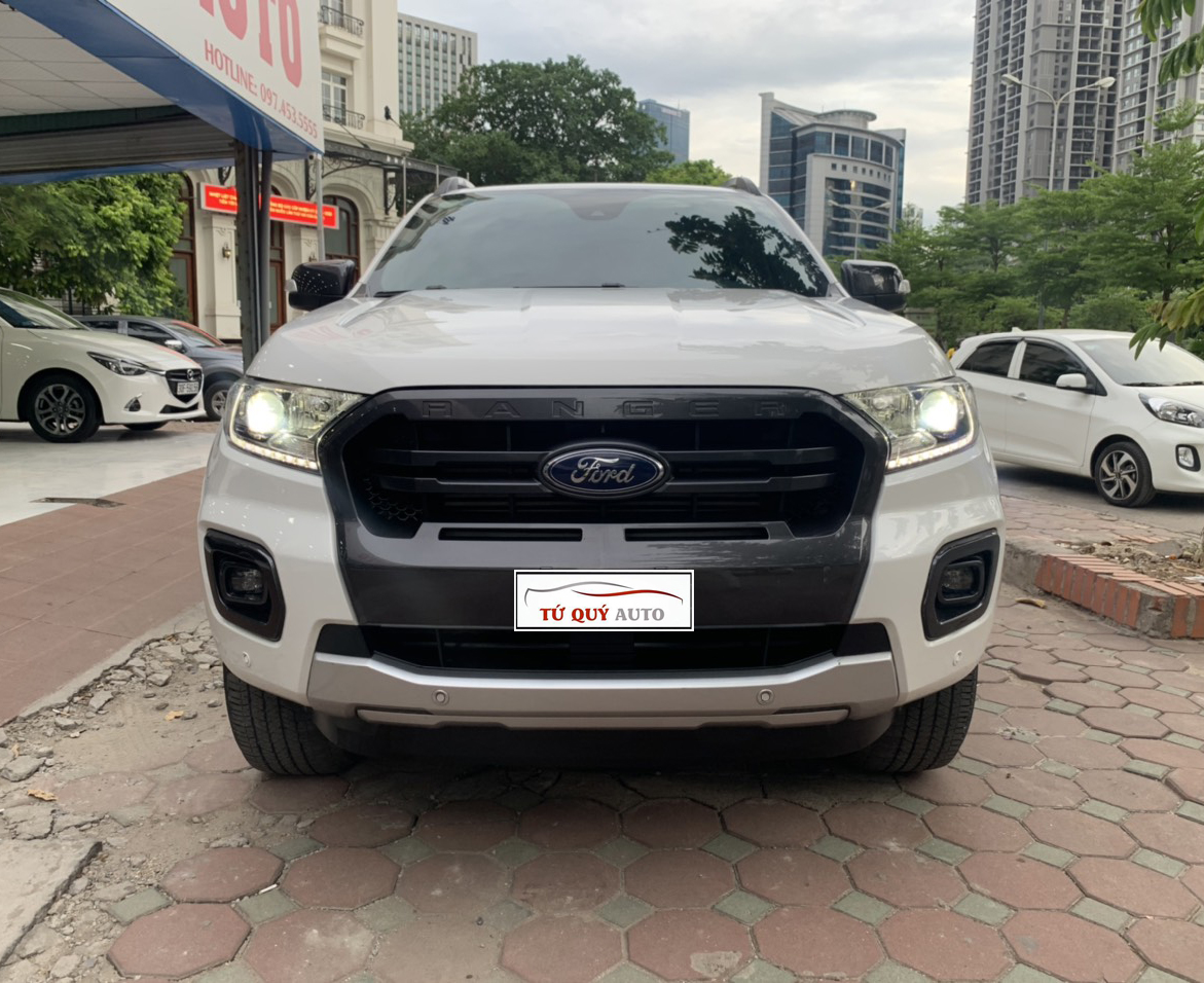 Xe Ford Ranger 2.0 Biturbo 2018 ĐK 2019 - Trắng