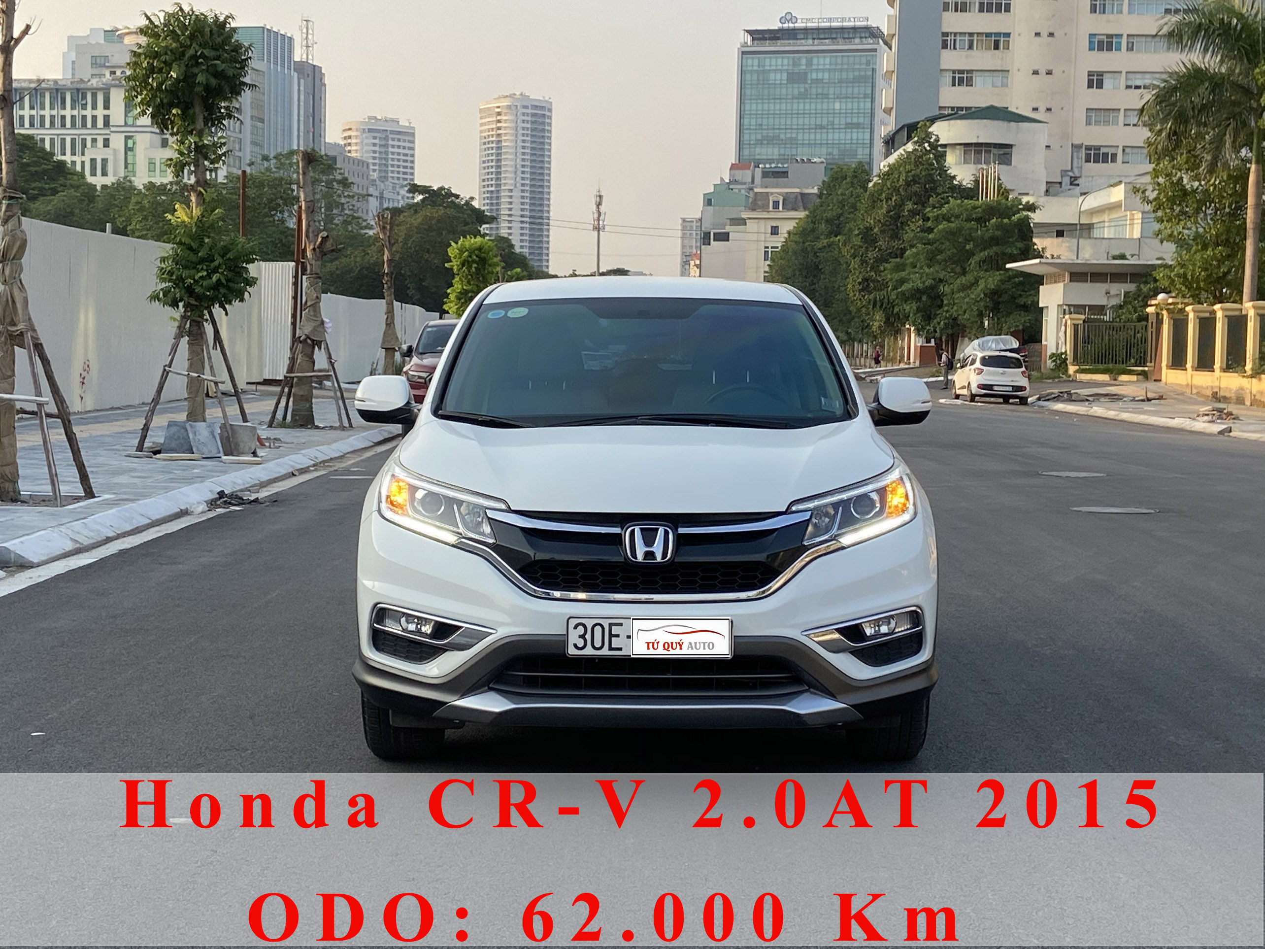 Xe Honda CRV 2.0AT 2015 - Trắng