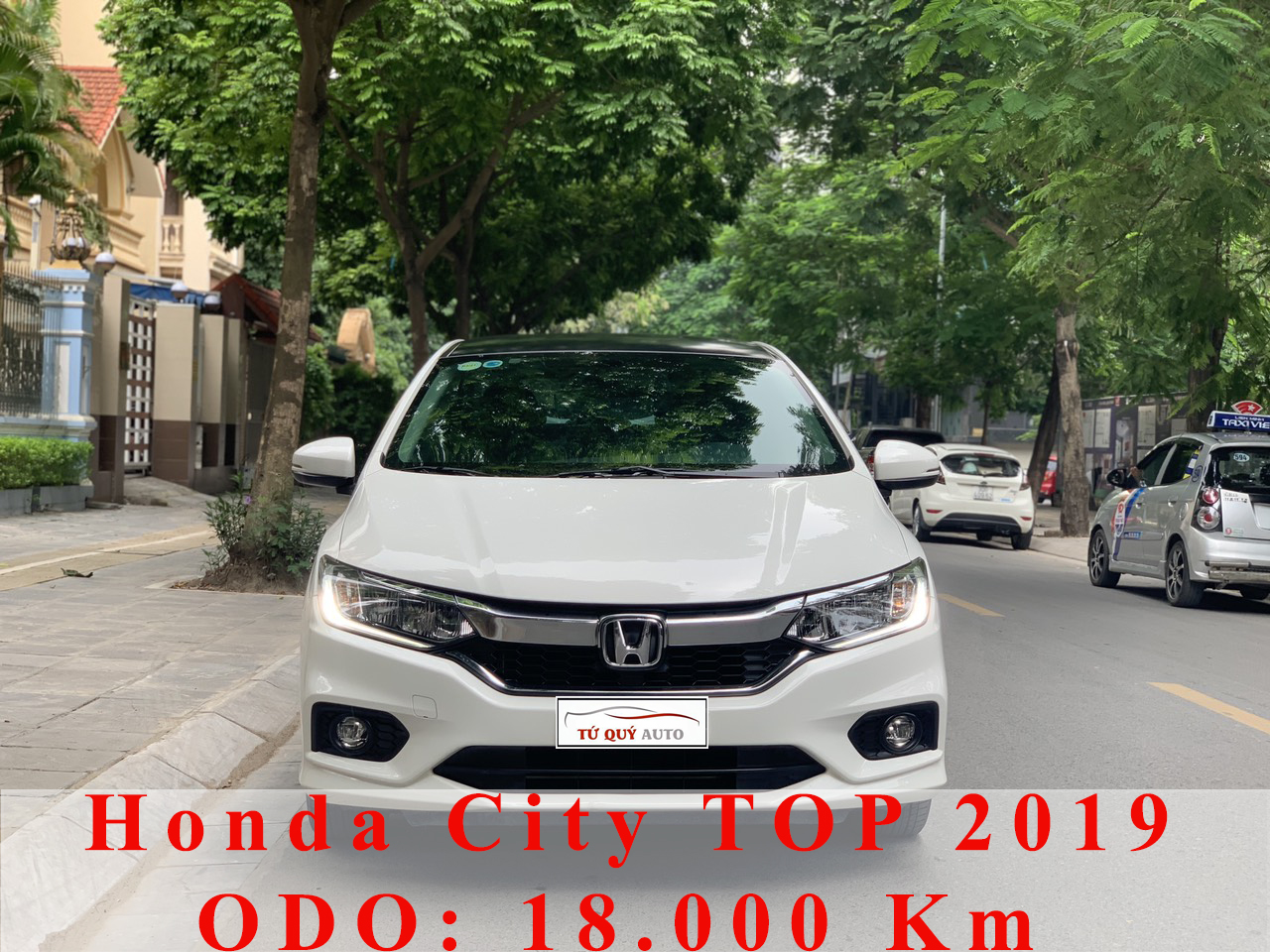 Xe Honda City 1.5TOP 2019 - Trắng