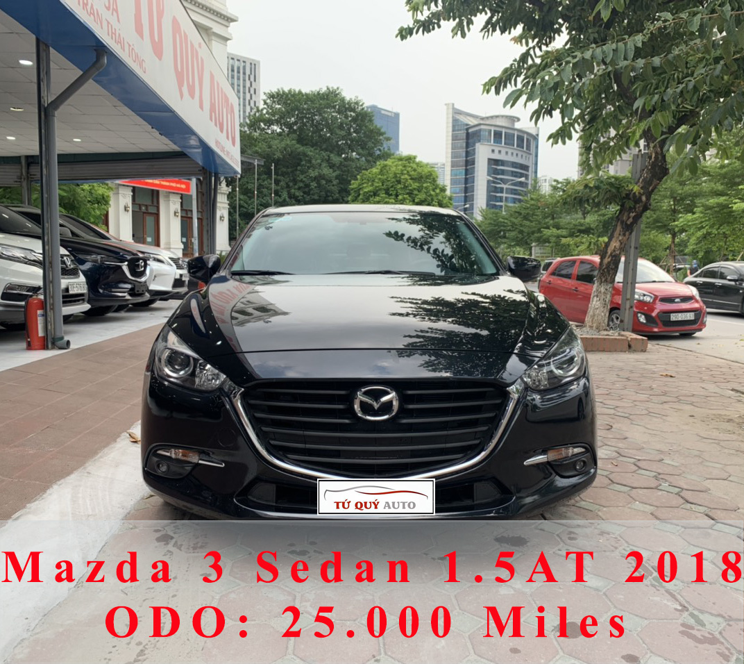 Xe Mazda 3 1.5AT 2018 - Đen
