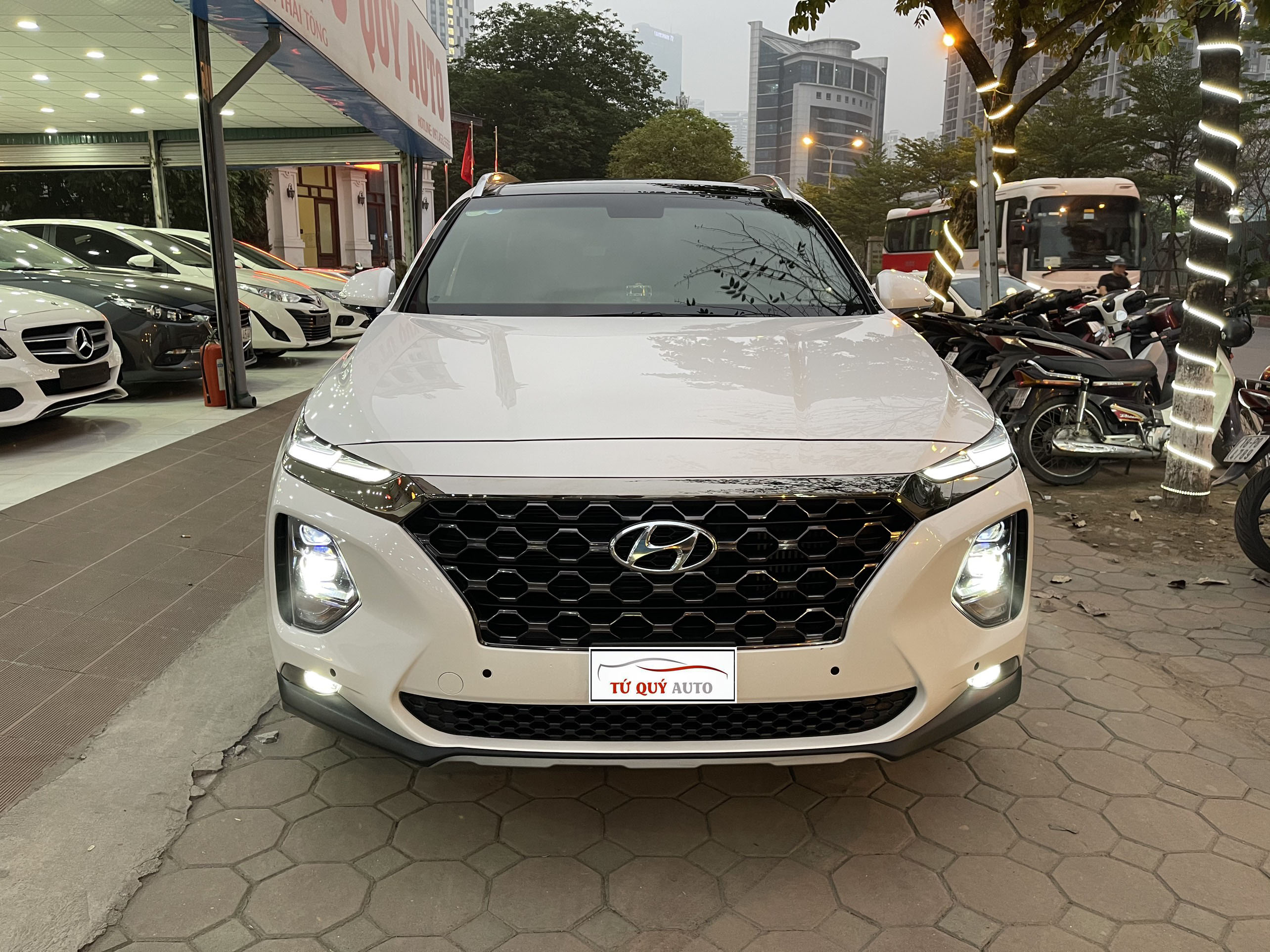 Xe Hyundai SantaFe 2.2CRDi Premium 2020 - Trắng