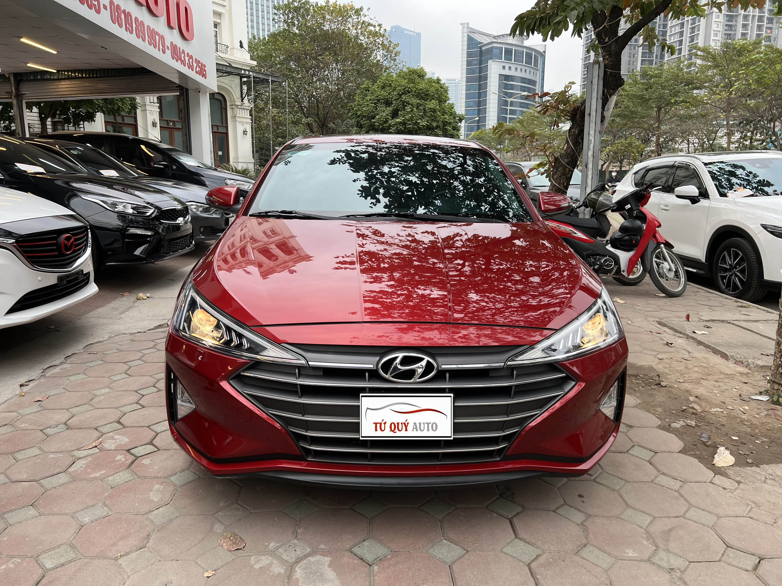 Xe Hyundai Elantra 1.6AT 2019 Model 2020 - Đỏ