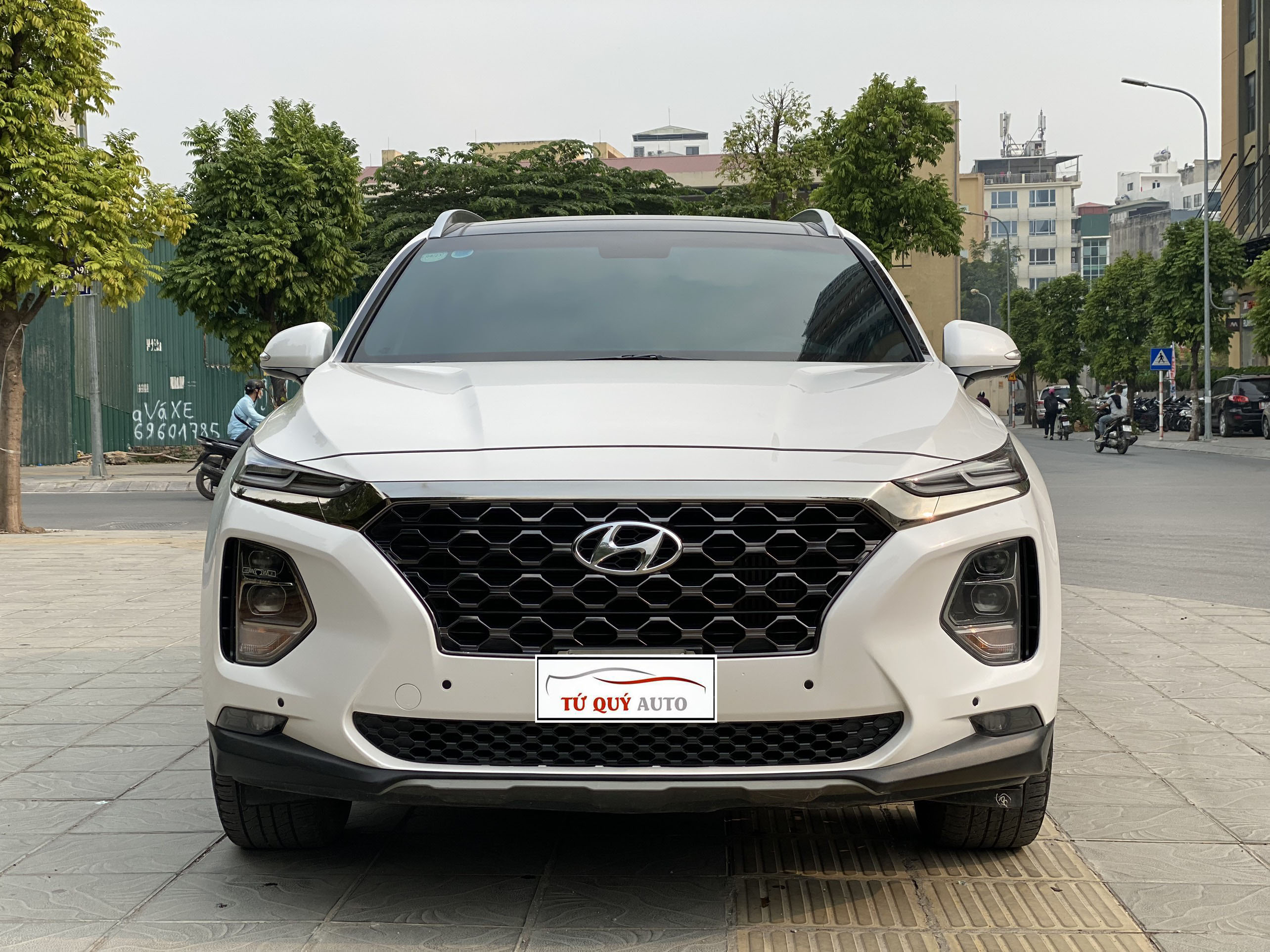 Xe Hyundai SantaFe Premium 2.2CRDi 2020 - Trắng