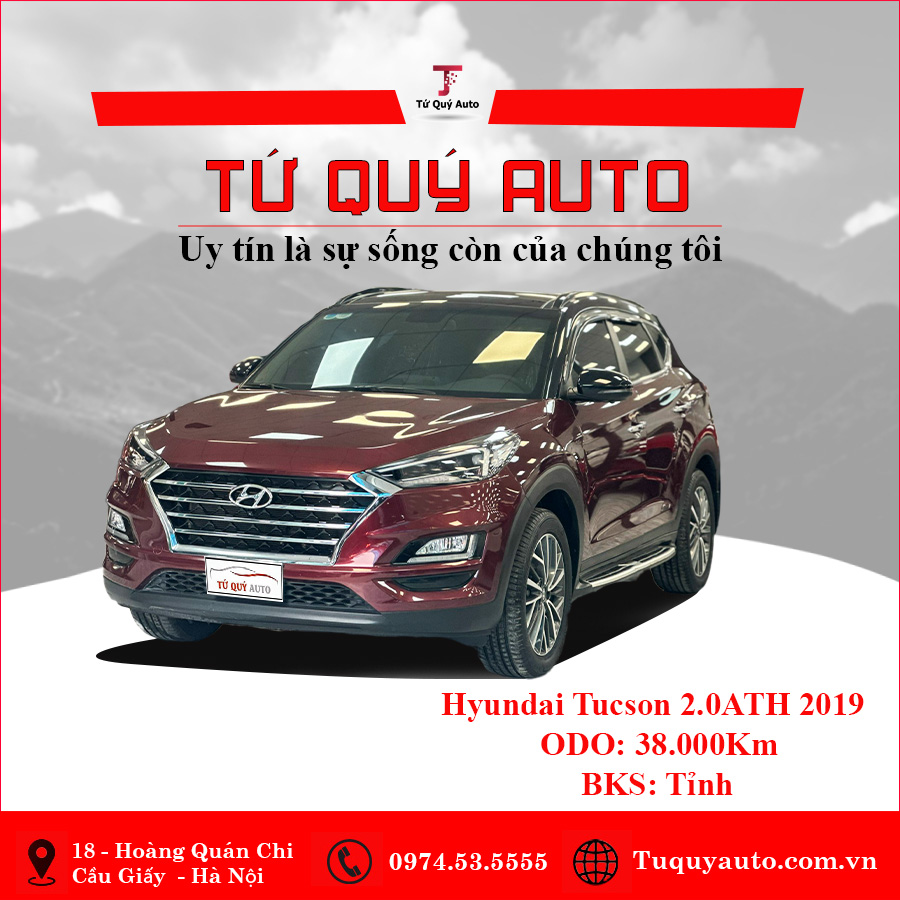 Xe Hyundai Tucson 2.0 ATH 2019 - Đỏ Mận