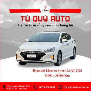 Xe Hyundai Elantra Sport 1.6 AT 2021 - Trắng