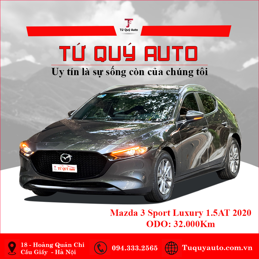Xe Mazda 3 1.5L Sport Luxury 2020 - Xám