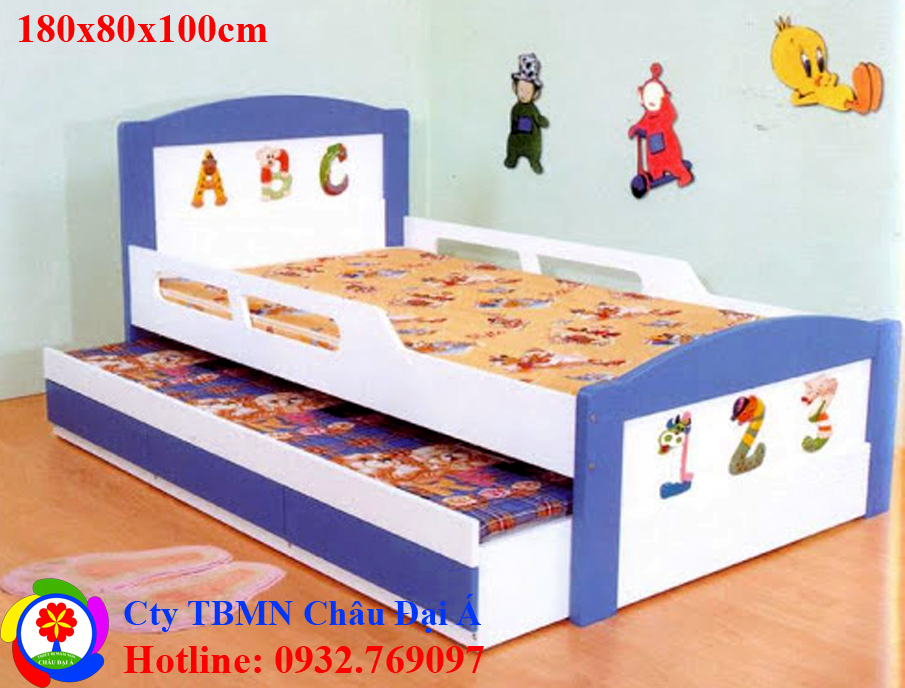 Mẫu giường 2 tầng thấp cho trẻ