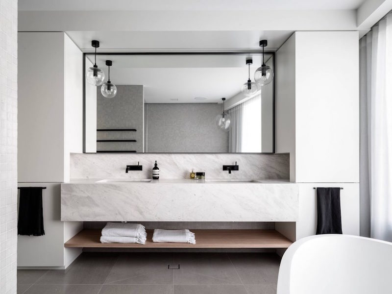 14 cách thiết kế nội thất phòng tắm đẹp