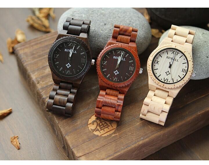 Độc đáo đồng hồ đeo tay từ gỗ