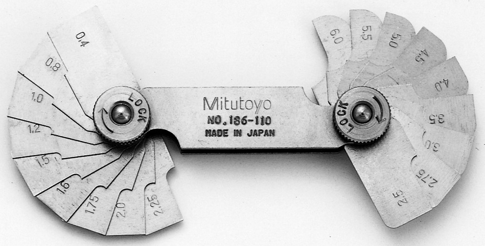 Dưỡng đo bán kính 186-110 Mitutoyo - Nhật