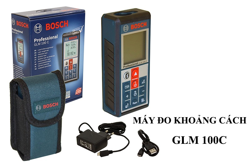 Máy đo khoảng cách laser GLM 100C Bosch Đức