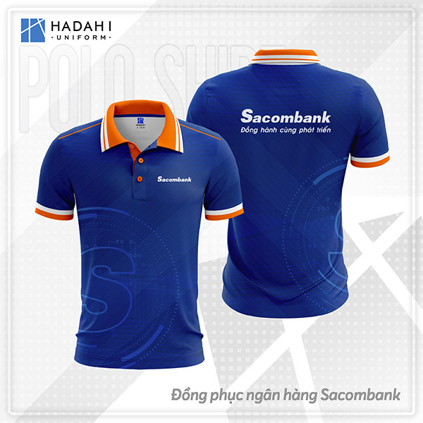 Thiết kế áo thun đồng phục ngân hàng Sacombank (New)