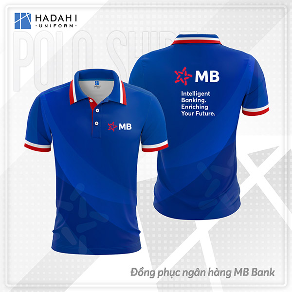 Thiết kế áo thun đồng phục ngân hàng MB (New)