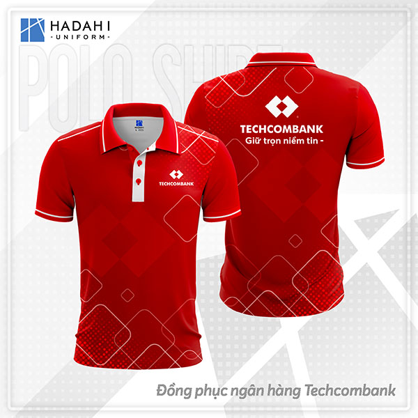 Thiết kế áo thun đồng phục ngân hàng Techcombank (New)