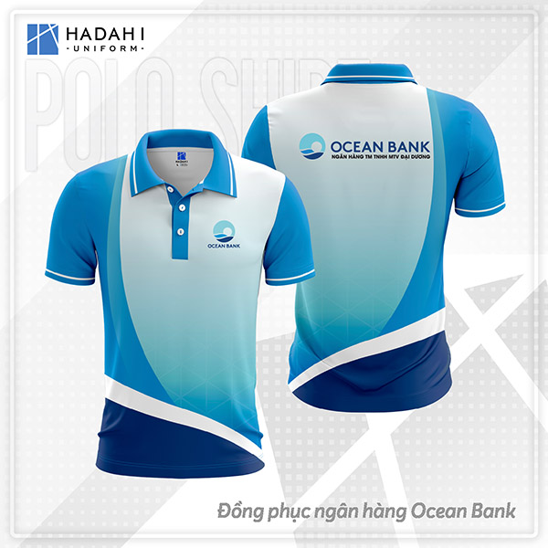 Thiết kế áo thun đồng phục ngân hàng Oceanbank (New)