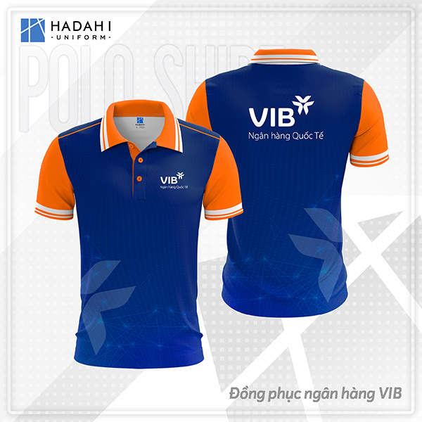 Thiết kế áo thun đồng phục ngân hàng VIB (New)