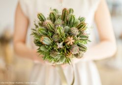 21 bó hoa cưới từ sen đá độc đáo cho cô dâu mùa thu