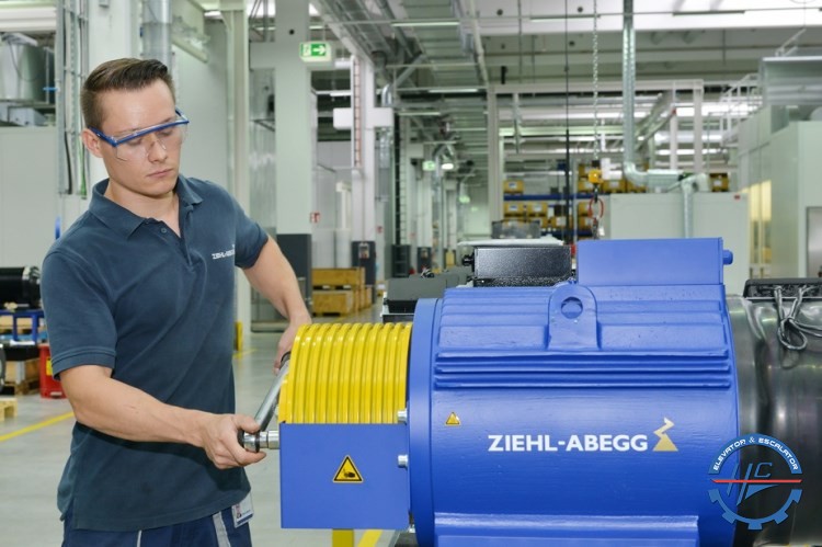 Động cơ thang máy ZIEHL-ABEGG sản xuất tại Đức