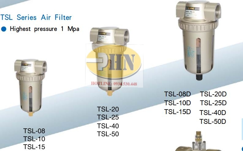 Bộ lọc khí STNC TSL-50 / TSL Series