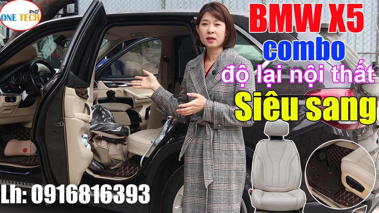 BMW X5 bọc da nội thất, ĐỘ GHẾ DA cao cấp Siêu chất, độc nhấ