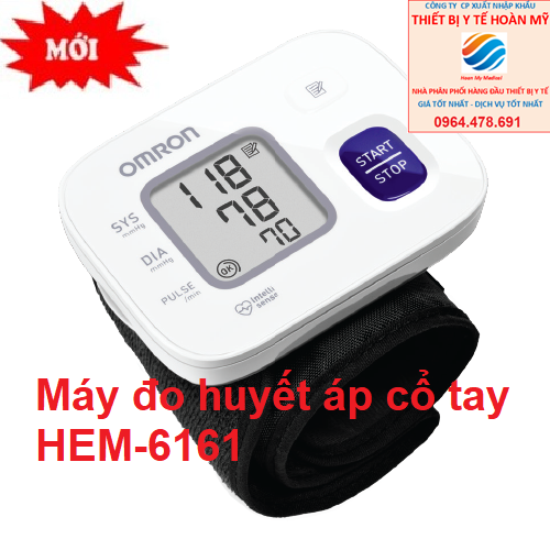 Máy đo huyết áp cổ tay HEM-6161