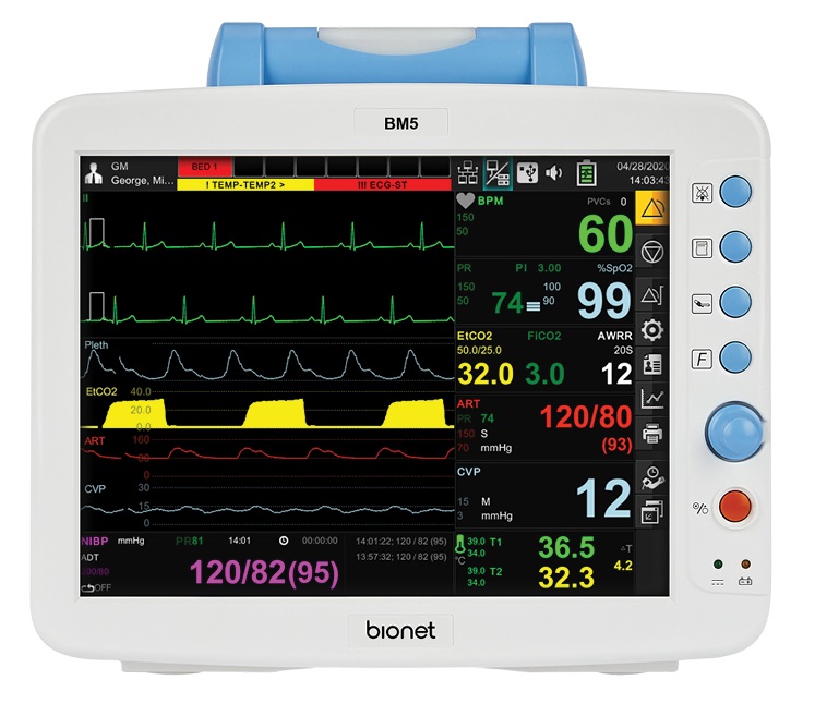 Monitor theo dõi bệnh nhân Bionet BM5