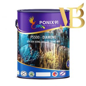 SƠN BÁN BÓNG CAO CẤP TRONG NHÀ PONIX91 -P5500