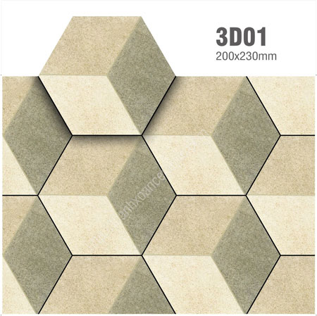 Gạch lục giác 20X23 3D01
