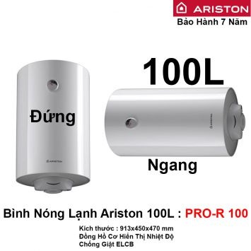 Bình Nóng Lạnh Ariston 100L PRO-R 100