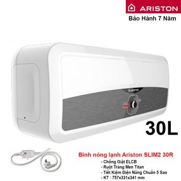 Bình Nóng Lạnh Ariston 30L Slim2 30R