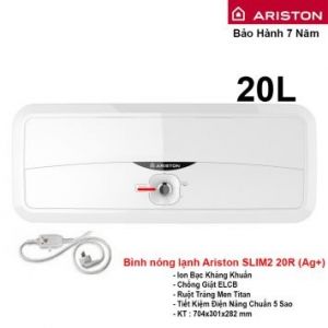 Bình Nóng Lạnh Ariston 20L Slim2 20B