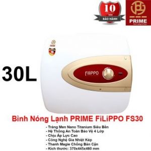 Bình Nóng Lạnh Prime 30L FILIPPO FS30