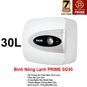 Bình Nóng Lạnh Prime 30L SG30