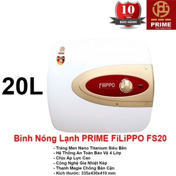 Bình Nóng Lạnh Prime 20L FILIPPO FS20