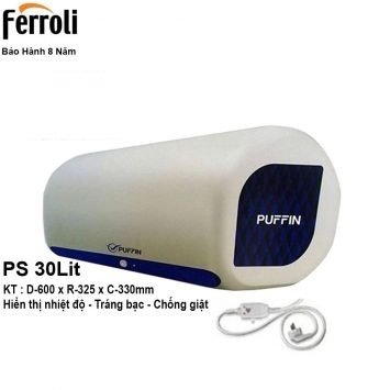 Bình Nóng Lạnh Ferroli PUFFIN-PS30 (30 Lít)