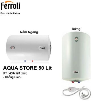 Bình Nóng Lạnh Ferroli AQUA50E (50 Lít)